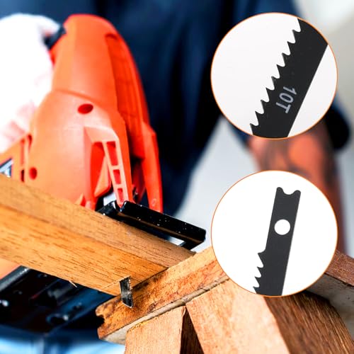 TIESOME 14Pcs U-Shank Jig Saw Blade Set, Jigsaw Blades for Wood Plastic Metal Cutting Fit Vast Majority U Shank Jigsaws Jigsaw Blades Set Includes 6/8/10/14/18/24/32T with Storage Case - Image 5