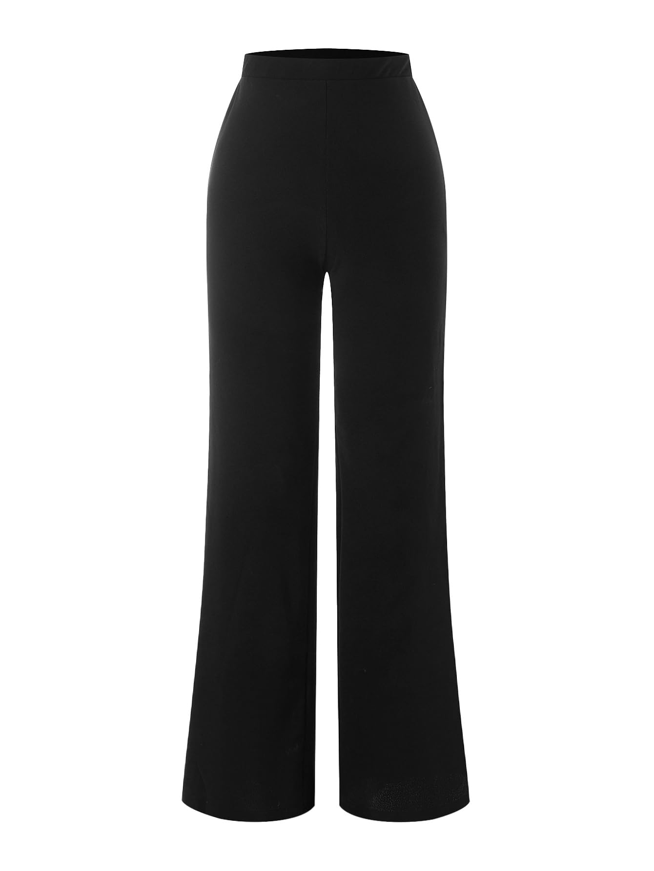 Womens Wide Leg Dress Pants Elegant High Waisted Work Business Casual Trousers