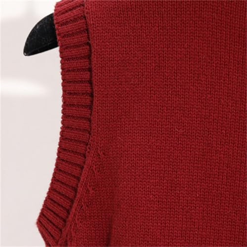 Bow Cable Knit Sweater Vest Girls Sleeveless V Neck Crop Knitwear Pullover Toddler Kids School Uniform Tops3