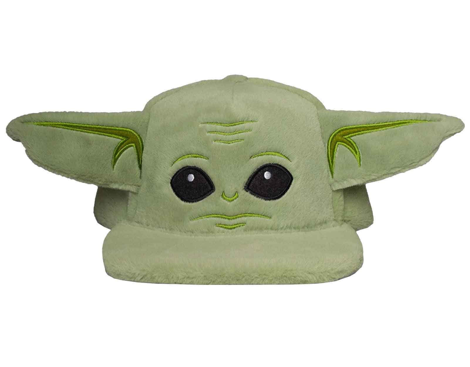 Star WarsThe Mandalorian Novelty Baseball Cap Grogu Official Green Kids Snapback Size One Size, Green, One size