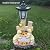 ZYLiWoo Outside Dog Statue with Solar Lantern, Garden Welcome Sign Dog Solar Figurines Light, Patio Outdoor Decoration, Balcony Lawn Decor, Unique Birthday House Warming Gift for Women, Mom, Grandma