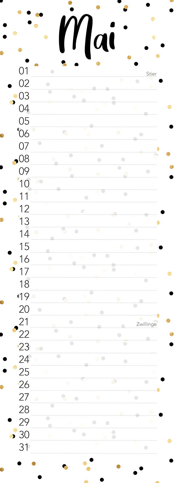 De lesbische verjaardagskalender met zilverkleurige spiraalbinding en