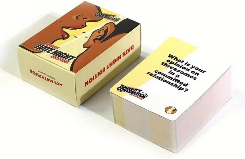 Image of Awestuffs Family Board Games for Adults - Ages 8 and up, 2 to 8 Players (Date Night Questions)