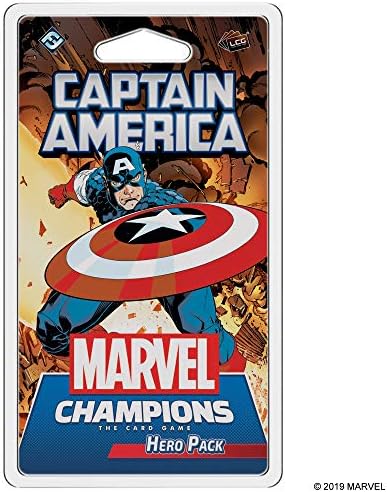 Marvel Champions The Card Game Captain America HERO PACK, Strategy Card Game for Adults and Teens, Ages 14+ 1-4 Players, Average Playtime 45-90 Minutes, Made by Fantasy Flight Games