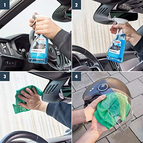 SONAX Anti-fog spray (500 ml), anti-fog protection for all glass panes and plastic panes ensures an all-round clear view, item no. 03552410
