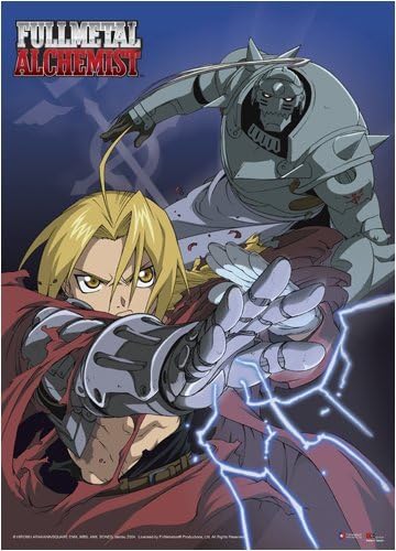 FullMetal Alchemist: Ed and Al Transmutation Battle Wall Scroll