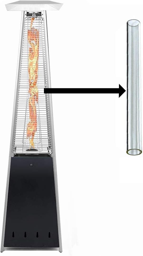 BU-KO Glass Tube Replacement for Pyramid Gas Patio Heater