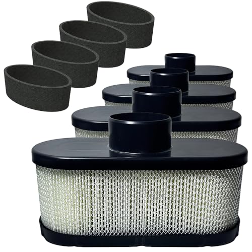 4 Pack 11013-0752 Air Filter for Kawasaki FR691V FR730V with 11013-7046 Pre Filter Fit for FR651V FS481V FS541V FS600V FS651V FS691V FS730V Engine Air Filter Replace 11013-7047 11013-0726 11013-7049