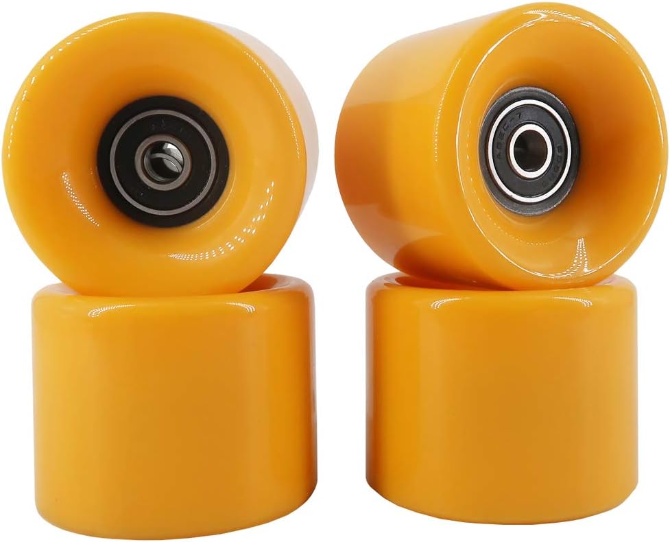 FREEDARE 58mm Skateboard Wheels 82a ABEC-7 Bearing Steel and Spacers(Pack of 4)