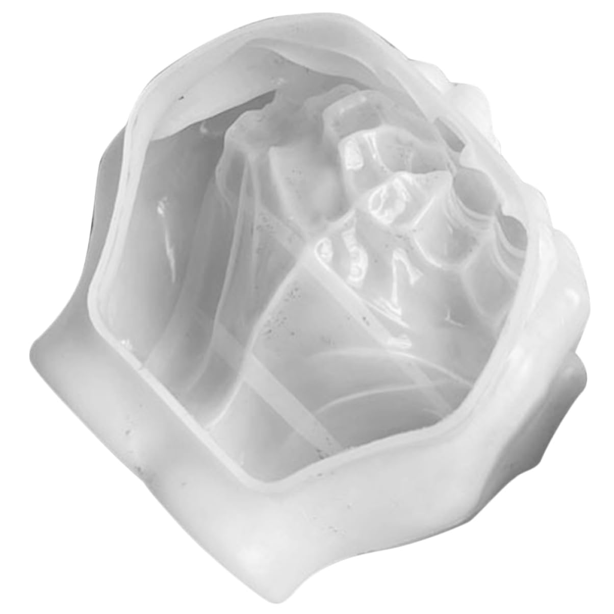 Lurrose 5 Piezas molde de fundición en forma de mano revestimientos macramé molde de maceta molde para maceta moldes para paletas moldura molde portaescobillas molde de mano gel de sílice