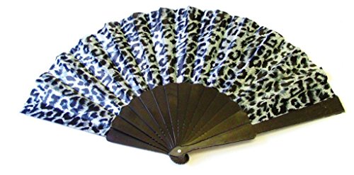 ICT Set 12 Pezzi VENTAGLI di Stoffa Leopardato 4