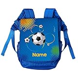 Gewicht: 300 g Striefchen® Kinder-Rucksack mit Namen - Fußball - ideal für den Kindergarten