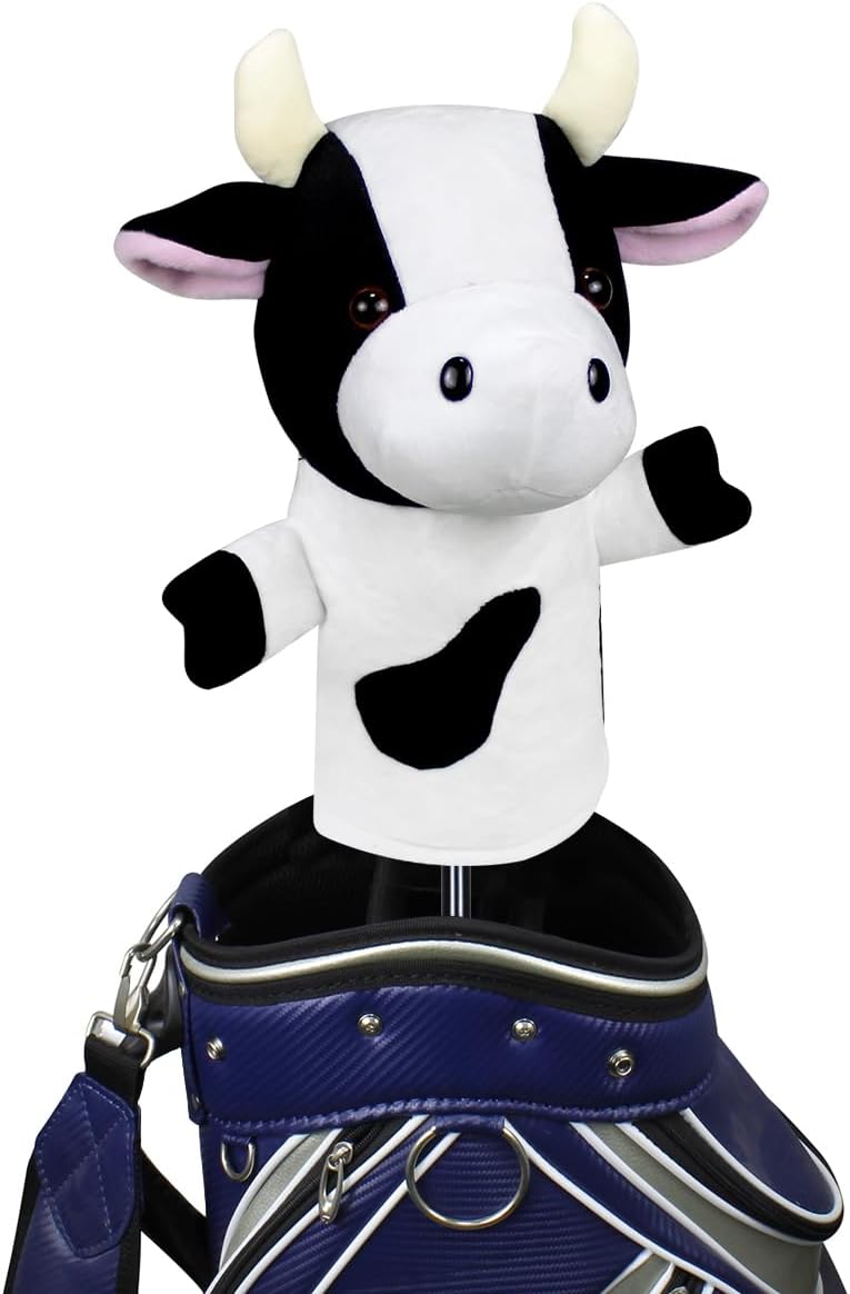 Scott Edward Golf Club Cover Fit Well for Driver or Fairway Wood Golf Club, Funny Cute Animal Design Soft Functional Golf Headcover Stylish Protection for Your Clubs for Men and Women