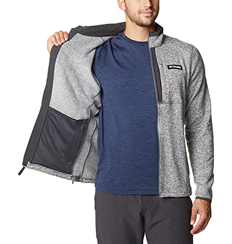 Columbia Men's Sweater Weather Full Zip, City Grey Heather, Large #TOP4