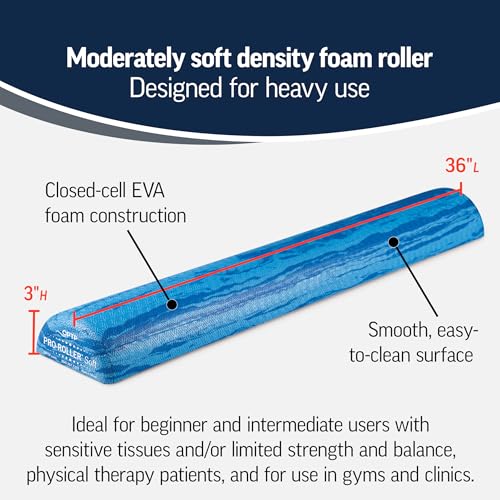 OPTP PRO-ROLLER Soft Density Foam Roller 36in Half-Round — view 3