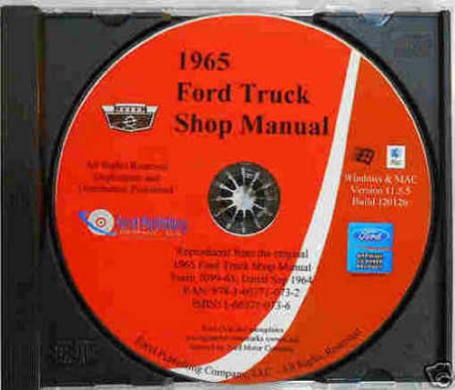 1965 FORD TRUCK & PICKUP REPAIR SHOP & SERVICE MANUAL CD - F-100, F-250, F-350, F-500, F-600, F-700, F-750, F-800, F-850, F-950, F-1000, F-1100, B-500, B-600, B-700, B-750, C-550, C-600, C-700, C-750, C-800, C-850, C-950, C-1000, C-1100