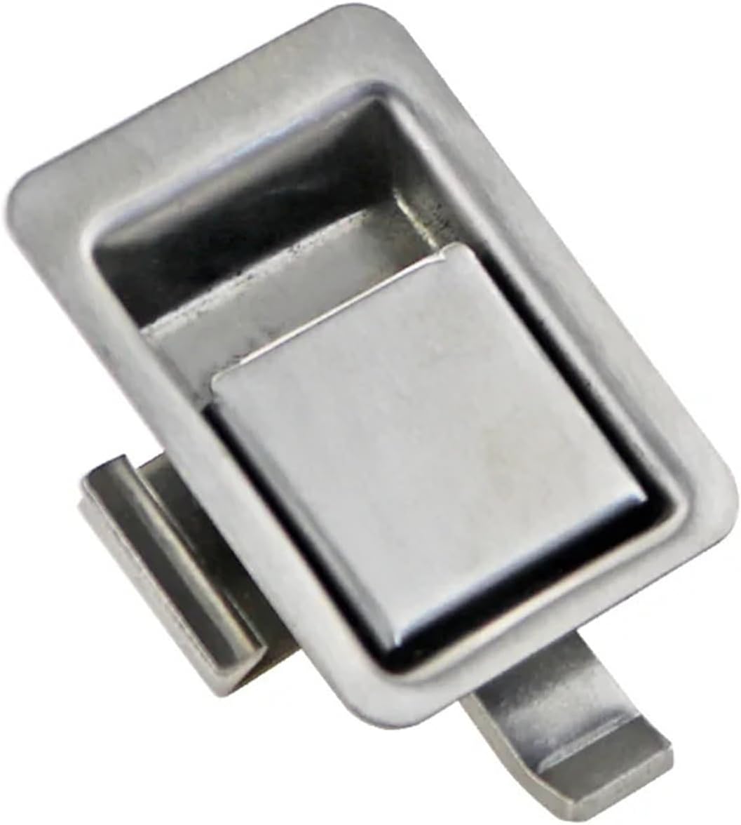 Stainless Steel Panel Lock Industrial Electrical Machinery Equipment Cabinet Door Buckle Flat(Straight Tongue)