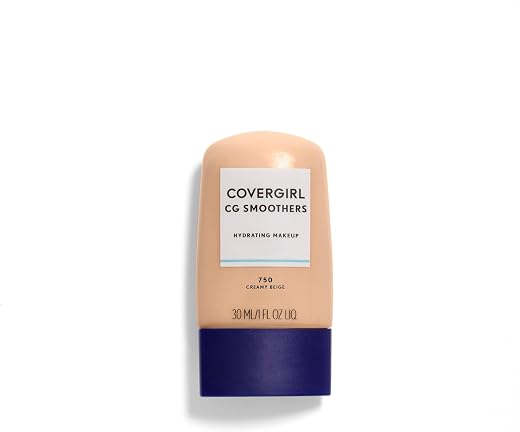 COVERGIRL Smoothers Hydrating Makeup Creamy Beige, 1 oz (packaging may vary)