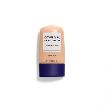 COVERGIRL Smoothers Hydrating Makeup Creamy Beige, 1 oz packaging may vary