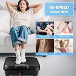 Vibration Plate Exercise Machine for Lymphatic Drainage Weight Loss,Whole Body Workout Vibration Fitness Platform,Mini Shake Plate,Sport Gym Fitness Equipment - Image 2