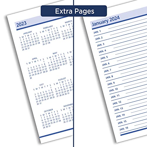 At-A-Glance 2023 Daily Desk Calendar Refill, 3-1/2" X 6", Loose Leaf, Quicknotes (E51750) #TOP4