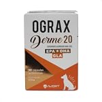 Ograx Derme 20 - Suplemento Alimentar P/Cães - 30 Cáps.