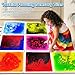 Onyoloy Sensory Floor Tiles 9PCS - Liquid Play Mats for Kids Toddlers (3-7Y), Non-Toxic Lava Tiles for Home & Classroom, Waterproof Colorful Sensory Toys for Autism, Gross Motor Development