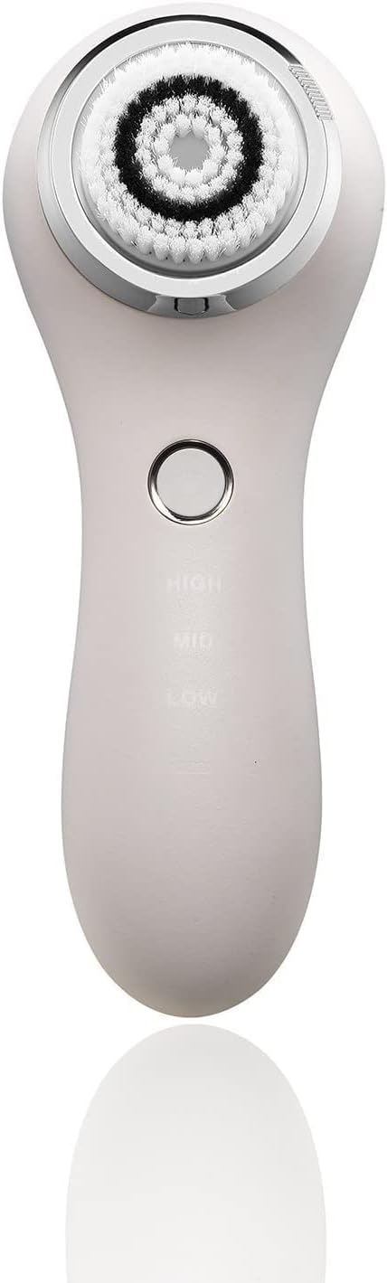 HANGSUNFacial Cleansing Brush Sonic Facial Brush Skin Cleansing Electric Face Scrubber Exfoliator by SC200 with 3 Brush Heads, 3 Speed Modes Rechargeable for Exfoliating, Massaging and Deep Cleansing