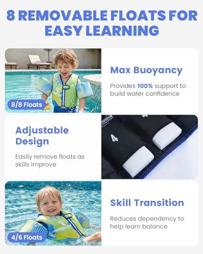 Image of Gogokids Puddle Float Jumper 33-66 Pounds, Toddler Swim Vest Kids Floaties