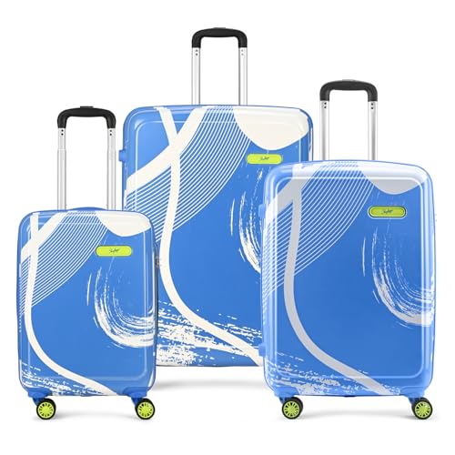 Skybags Splash Set (55+65+75 cm) | Printed Luggage Trolley Set wi...