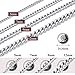 FindChic Men Curb Chain Necklace Stainless Steel Thick 7MM Link Chains for Men 14''-30'' 8 Length Options