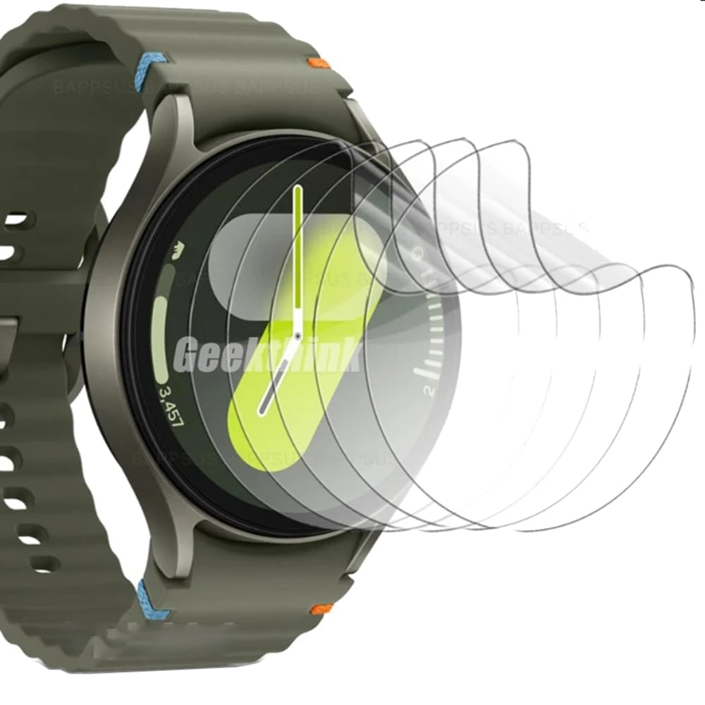 Película hidrogel 6pcs Para Samsung Galaxy Watch7 Watch 7 40mm Smartwatch película de gel tpu suave Protector de pantalla Tacto Autocuración Fácil de instalar