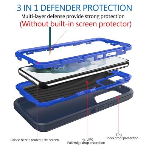 Coque Samsung S20 Plus 5G antichoc bleue coque de protection robuste
