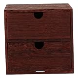 Cajas de almacenamiento de madera, caja de papelería de madera, también se puede utilizar como una pequeña caja de almacenamiento para algunos de los artículos diversos de su querido.