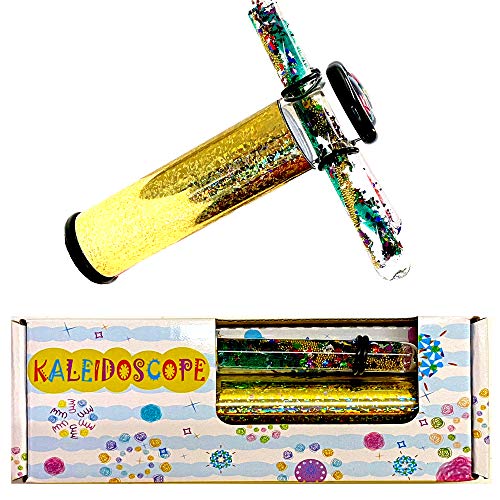 Star Magic Glitter Wand Kaleidoscope 6 Inches - One, Randomly Selected Color Kaleidoscope, In Gift Box #TOP2
