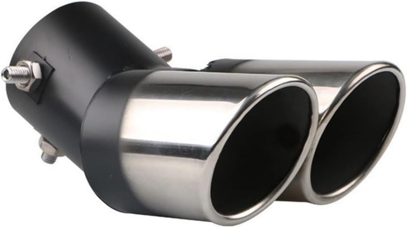 Exhaust Tip Tail For Dodge Ram 4th Generation 2011 2012 2013 2014 2015 2016 2017 2018 Car Rear Tail Throat Accessories Stainless Steel Exhaust Pipe Muffler Tailpipe Tip