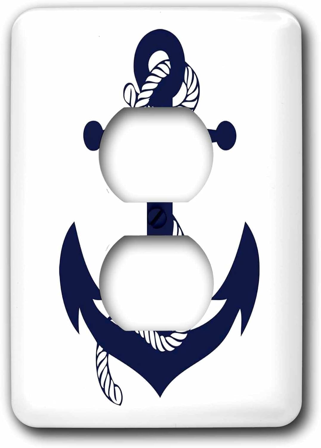 3dRose lsp_193348_6 Anchor Navy Light Switch Cover