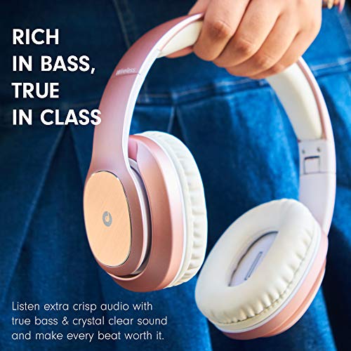Melomane-Melophones-Opera-Jh-913-Bluetooth-Wireless-On-Ear-Headphones-With-Mic-Rose-Pink Melomane Melophones Opera Upto 24Hrs Playback,40Mm Drivers, Soft Padded Ear Cushions & Physical Noise Isolation…