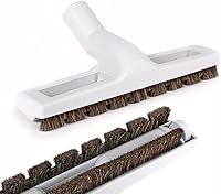 Vista 7 de Accesorio de piso de madera dura de 1.25 pulgadas para accesorios de aspiradora central, madera, cepillo para azulejos, gris claro, para aspiradoras