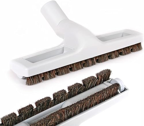 Miniatura 7 de Accesorio de piso de madera dura de 1.25 pulgadas para accesorios de aspiradora central, madera, cepillo para azulejos, gris claro, para aspiradoras