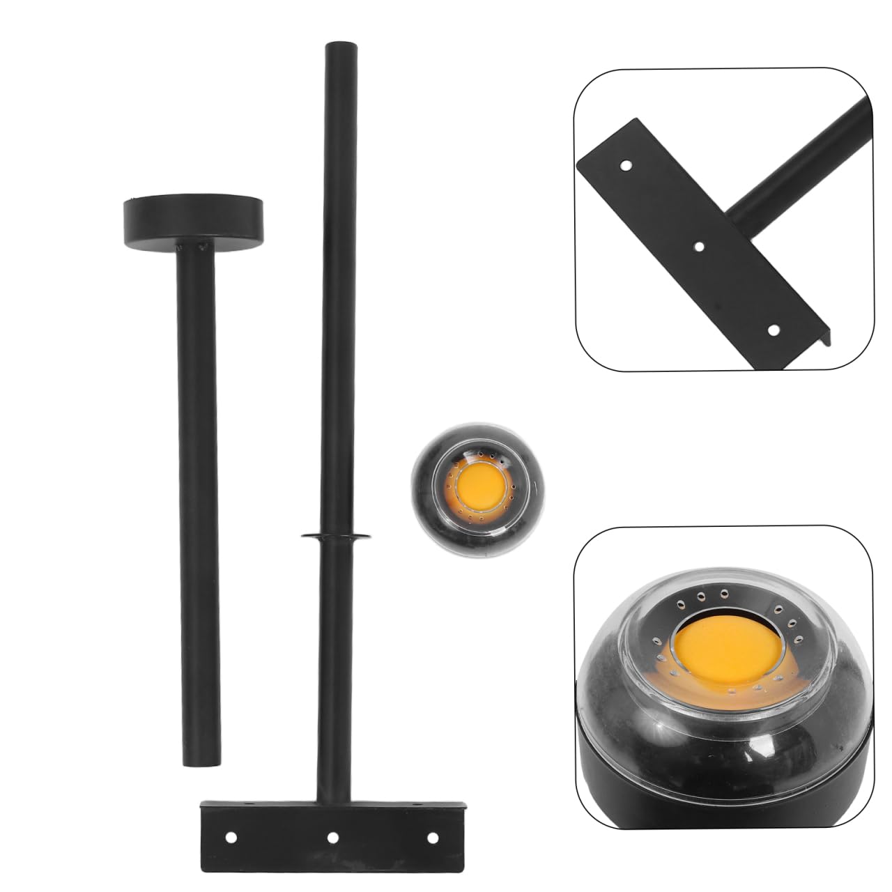 Ciieeo Soporte compacto para bolsas de plástico, soporte para bolsas de comestibles, dispensador de rollos de acero inoxidable, fácil montaje