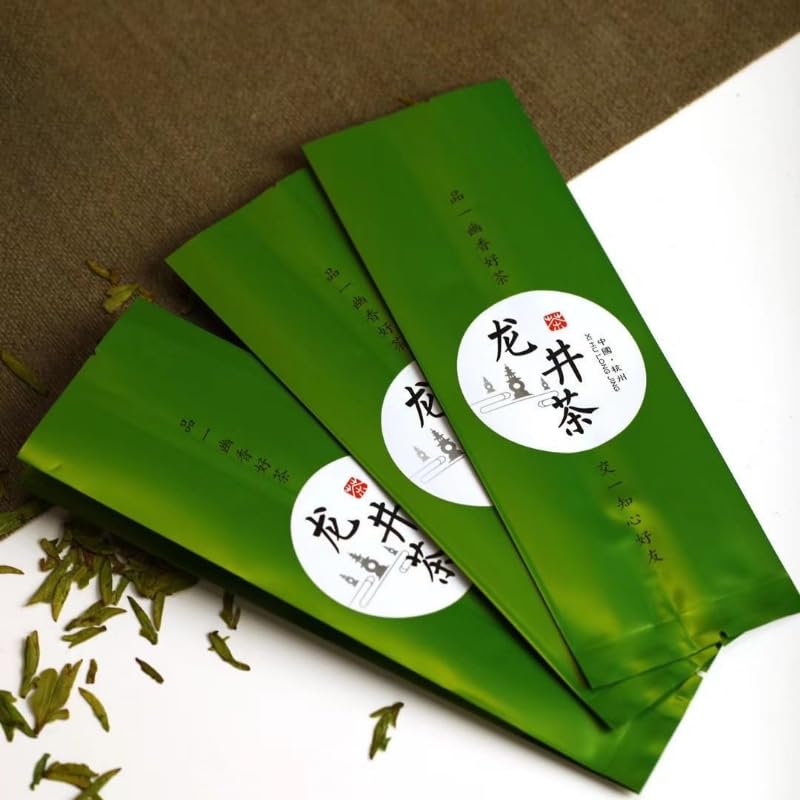 HELLOYOUNG Frischer Handgefertigter Longjing-Grüntee Aus China Natürliches Lebensmittel Ohne Zusatzstoffe Asiatisches Teegetränk (400g)