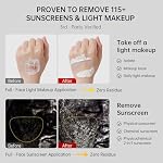 Gentle Exfoliating Face Wash for Deep Pore Cleanser and Blackhead Removal, Facial Cleanser for Oily Skin & Sensitive Skin, Double Cleansing Daily Facial Wash with Hyaluronic Acid + Glycerin, 3.52 Oz - Image 4