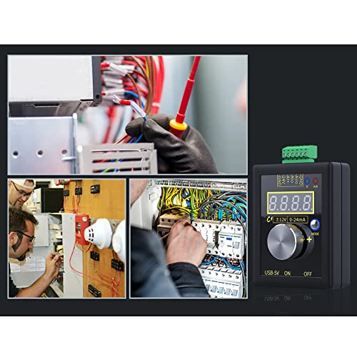 Gerador de sinal de tensão atual 0-10V 0-22mA Tensão de corrente ajustável Simulador analógico 3 Mét