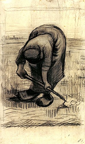Cuadro Vincent Van Gogh de alta calidad con elegante marco negro mate 2
