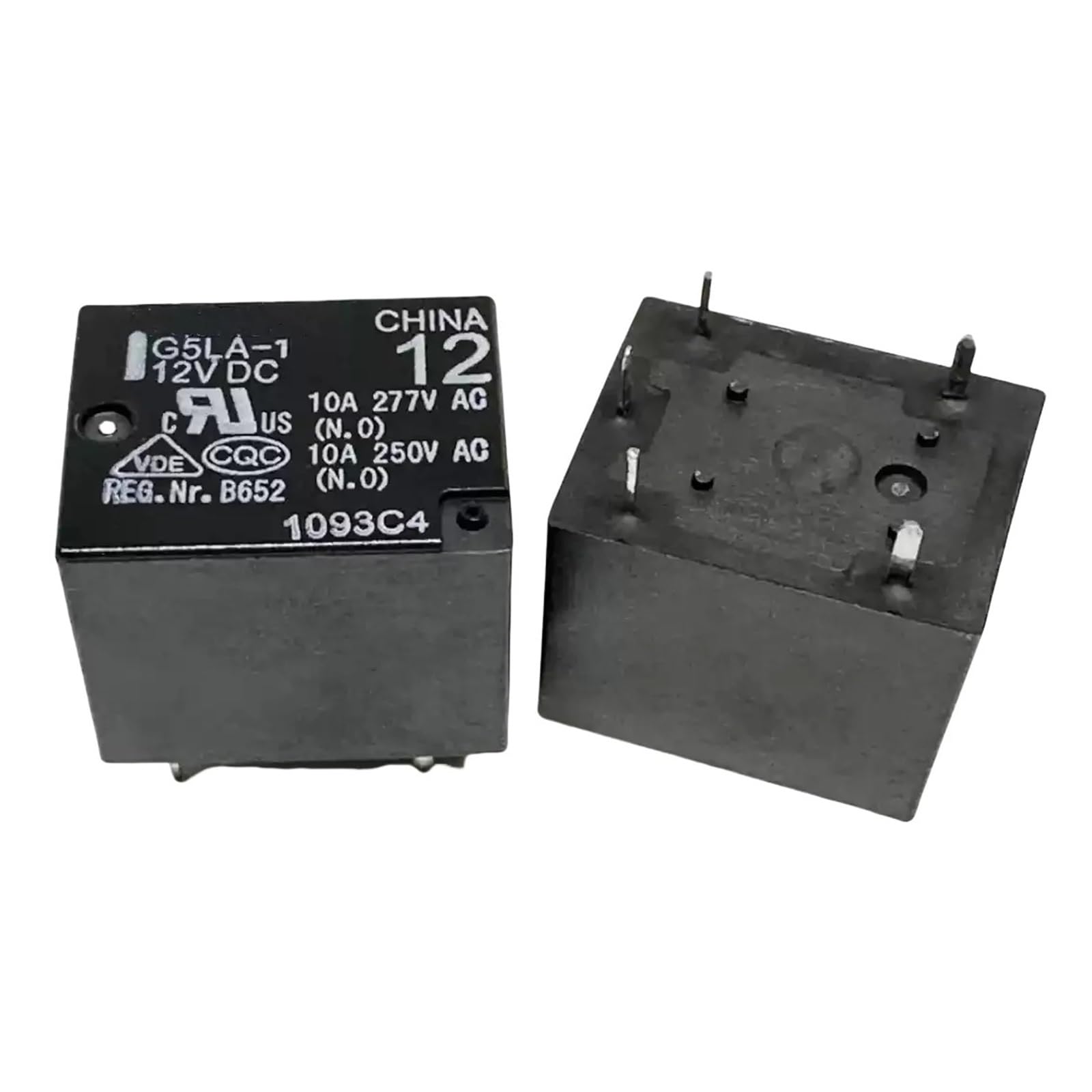 G5LA-1-12VDC lot de 5 relais électromécaniques 5 broches de puissance 10A - 3