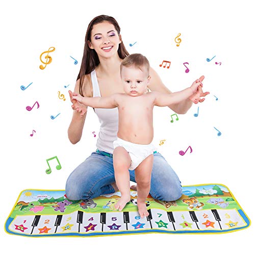 welltop Pianomat, Muziekspeelgoed 10-toets Muziek Tapijt Dansmat Draagbaar Vroeg Onderwijs Muzikaal Toetsenbord… - Image 8