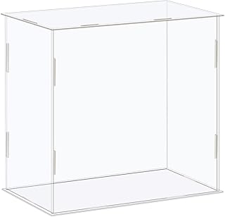 MECCANIXITY Acrylic Display Case Box Clear Dustproof Protection Showcase 8.3x4.3x8.3 Inch for Collectibles Display