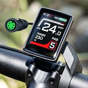 Display DZ49 voor Bafang BBS01 BBS02 BBS-HD en controller, 2 inch kleurendisplay, e-bike computerdisplay met automatische achtergrondverlichting, UART-protocol Pedelec