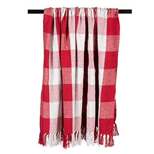 DII Rustic Farmhouse Throw Blanket with Decorative Tassles, Use for Chair Couch, Bed, Picnic, Camping, Beach - Image 3